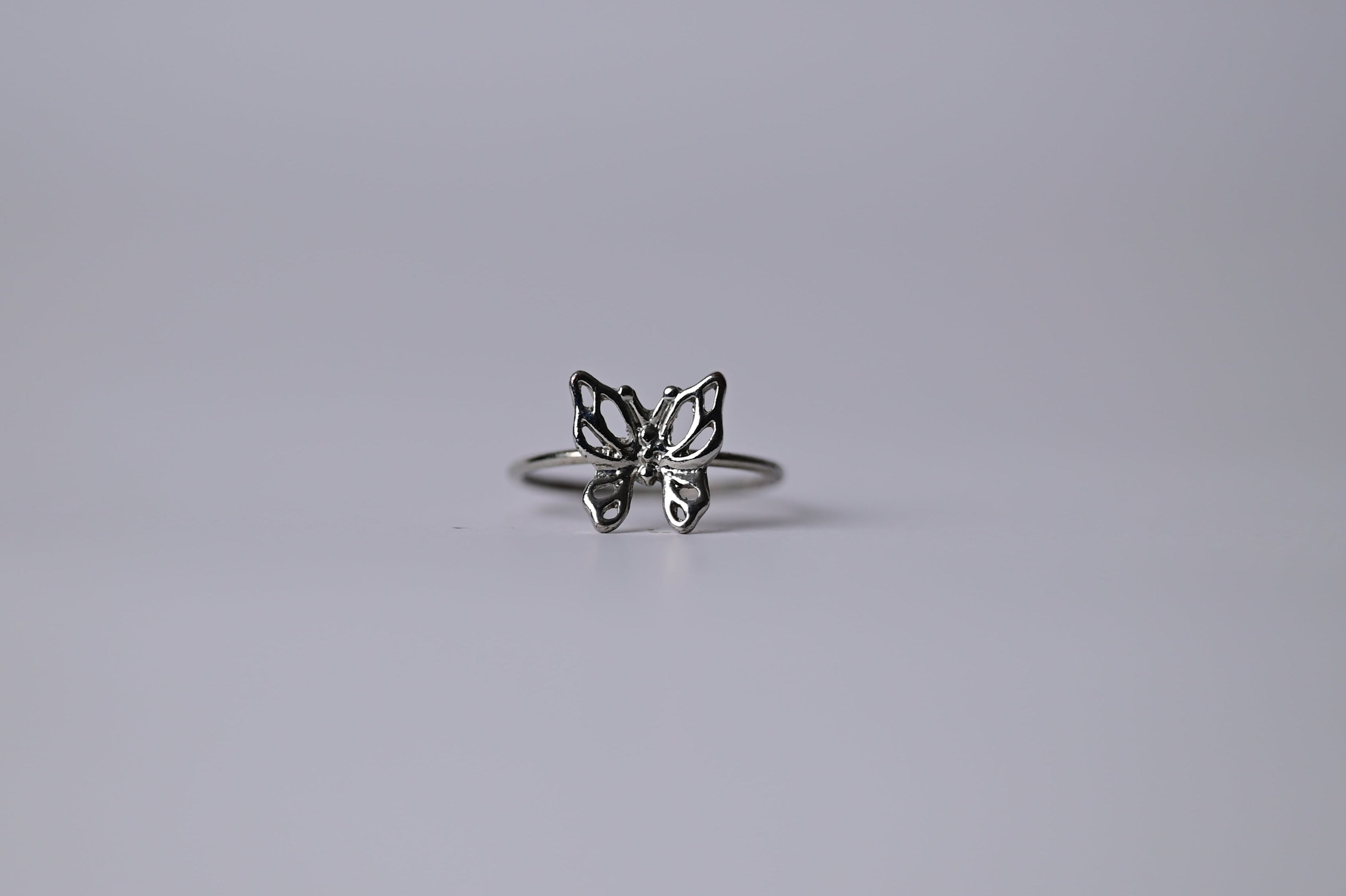 Vintage Dainty Butterly Silver Ring&nbsp;