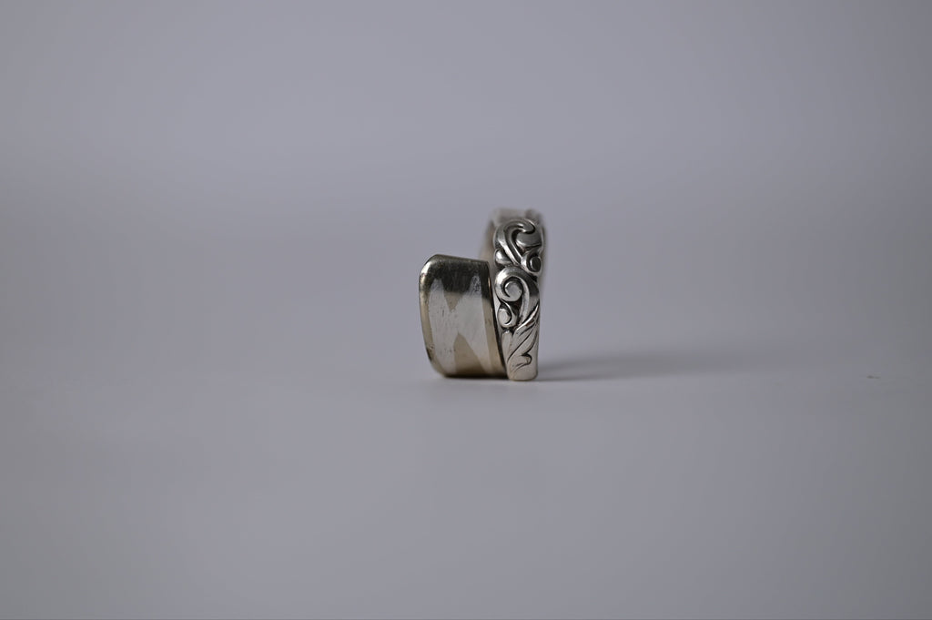 Spoon Ring Wrapped South Seas Demitasse 1955
