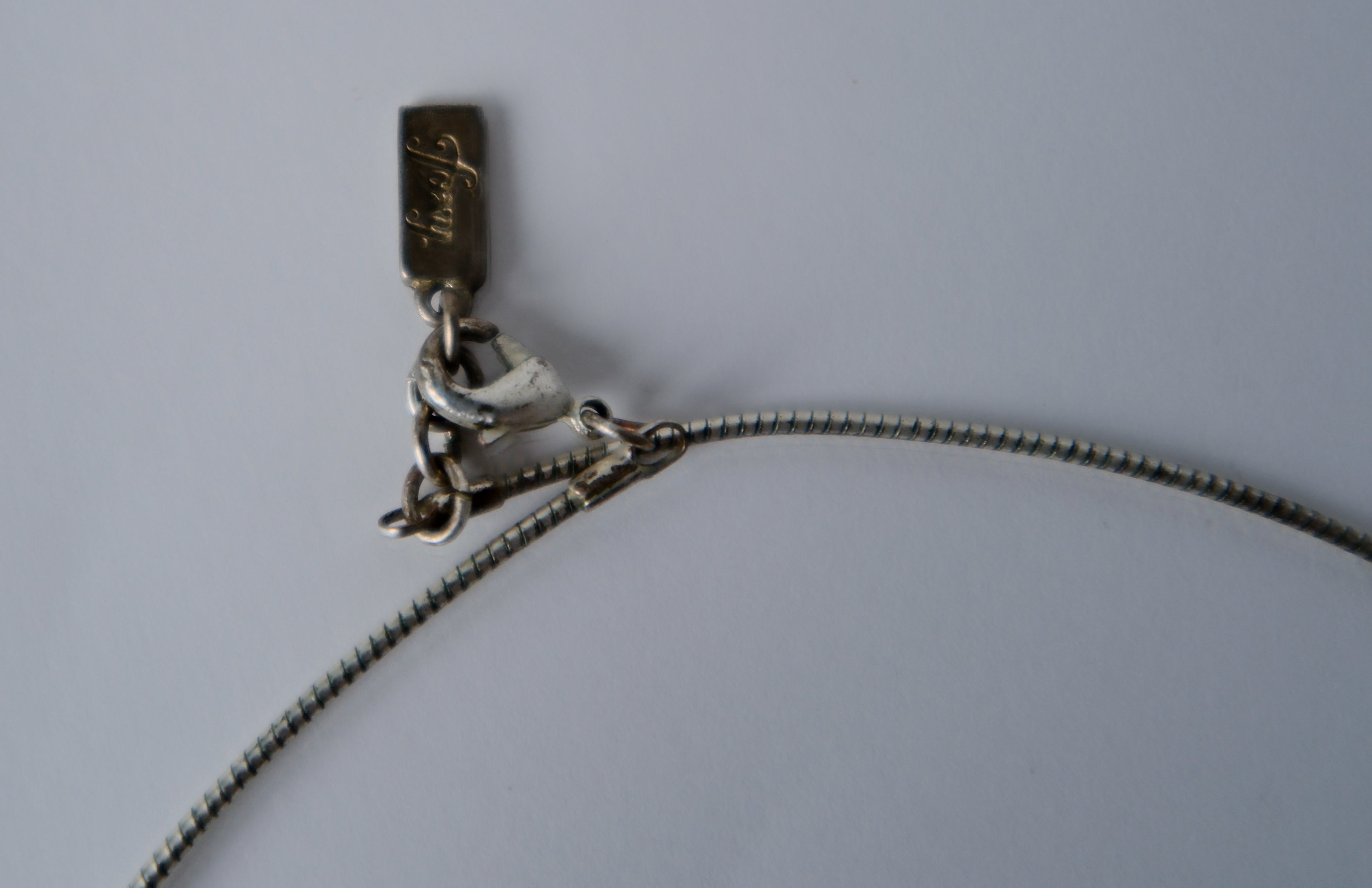 Vintage Silver Cuff Necklace with Statement Pendant